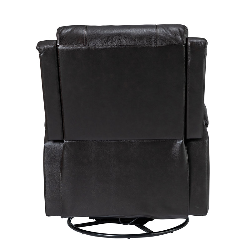 Lark Manor Alaynie Genuine Leather Power Rocking Recliner & Reviews